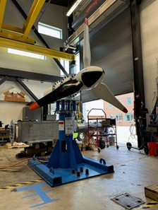 Assembled open-source reference tidal energy converter (OSTEC) turbine system. Picture by Martin Wosnik, UNH.