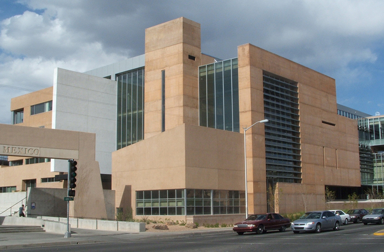 George Pearl Hall on UNM’s main campus in Albuquerque.